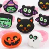 Colorful Halloween-themed cartoon-shaped rings, festive party decorations and fun accessories Application Scenario